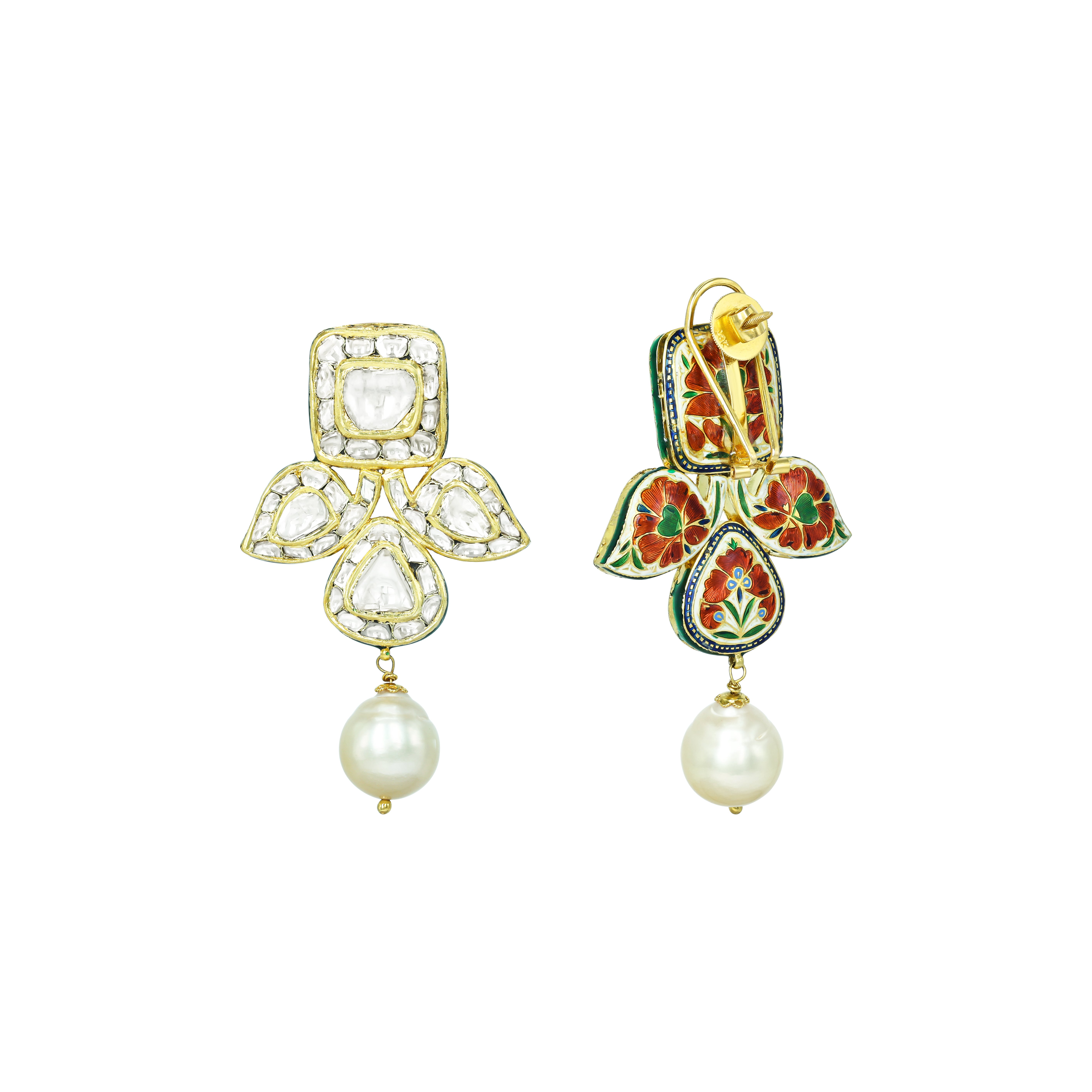 Earring with (SNO6256-KMNE3333) Necklace