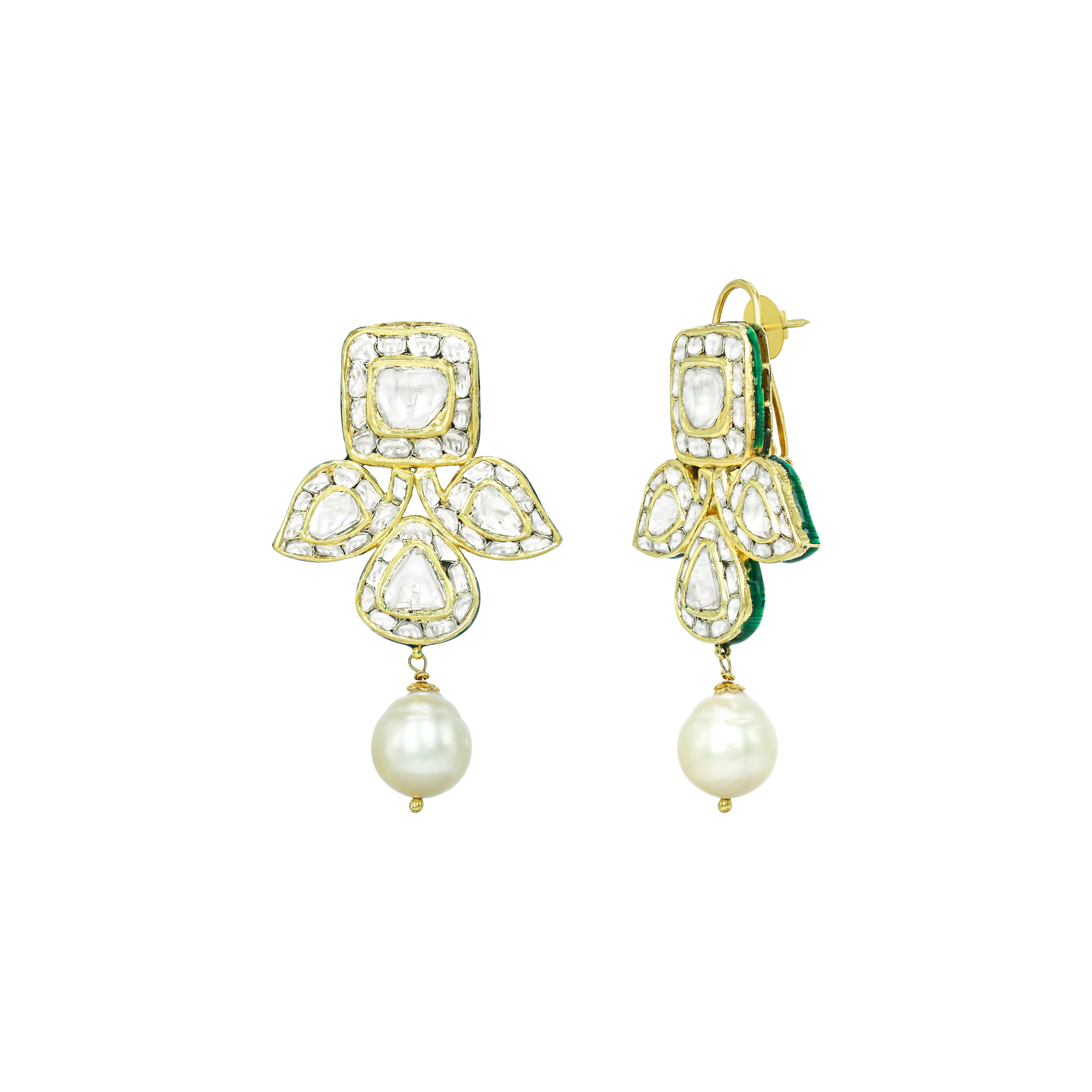 Earring with (SNO6256-KMNE3333) Necklace