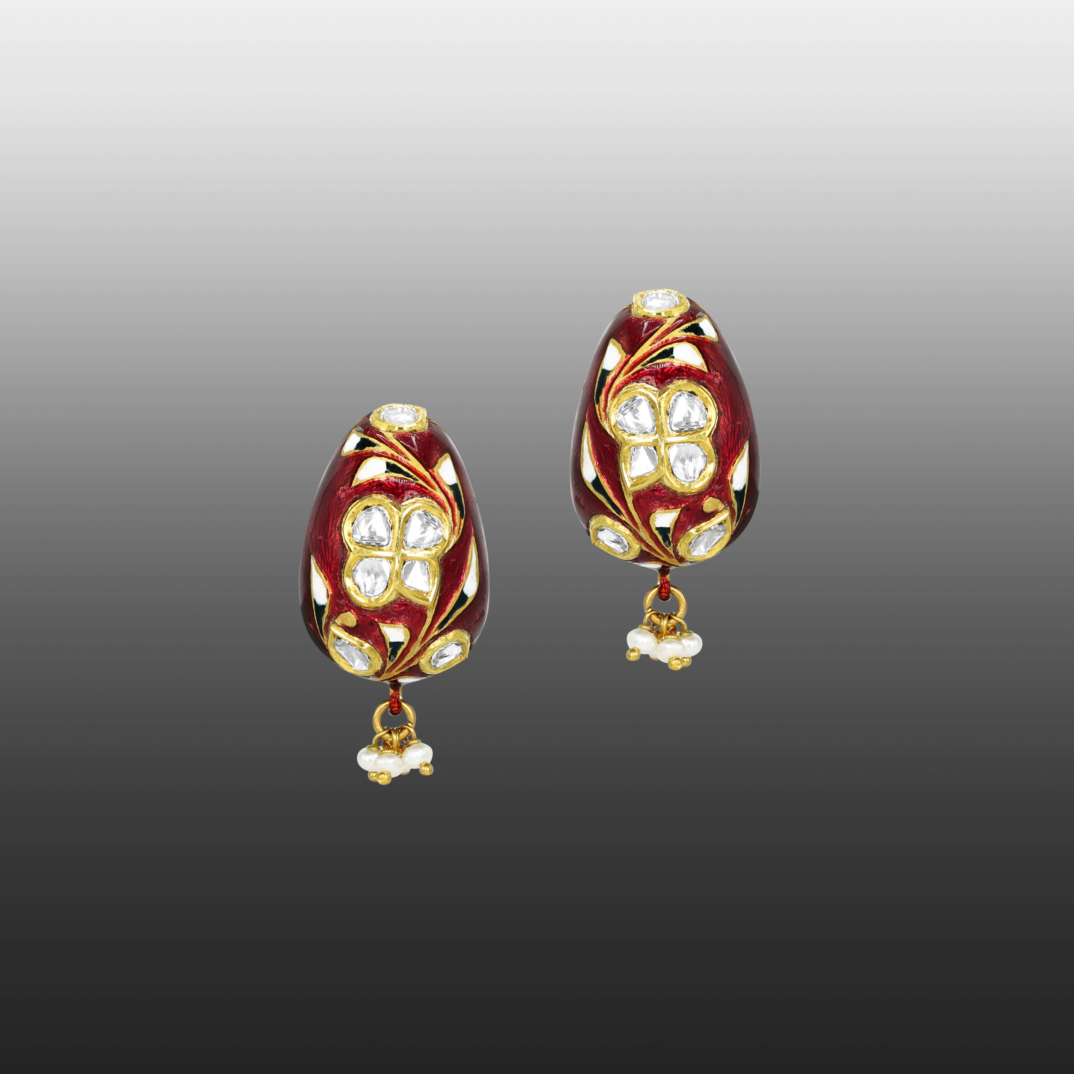 Earring with (SNO6300-KMNE3326) Necklace