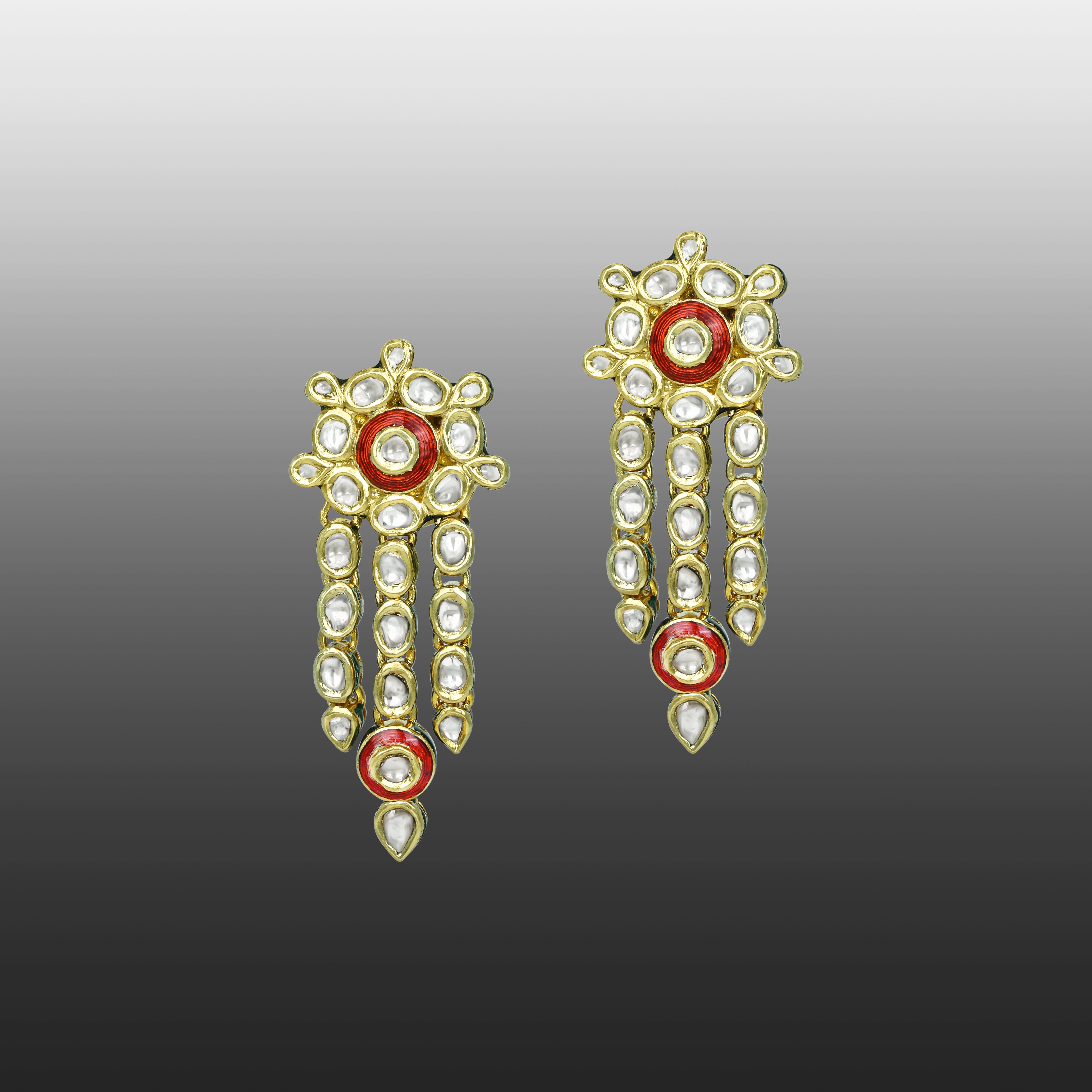 Earring with (SNO6172-KMNE3302) Necklace