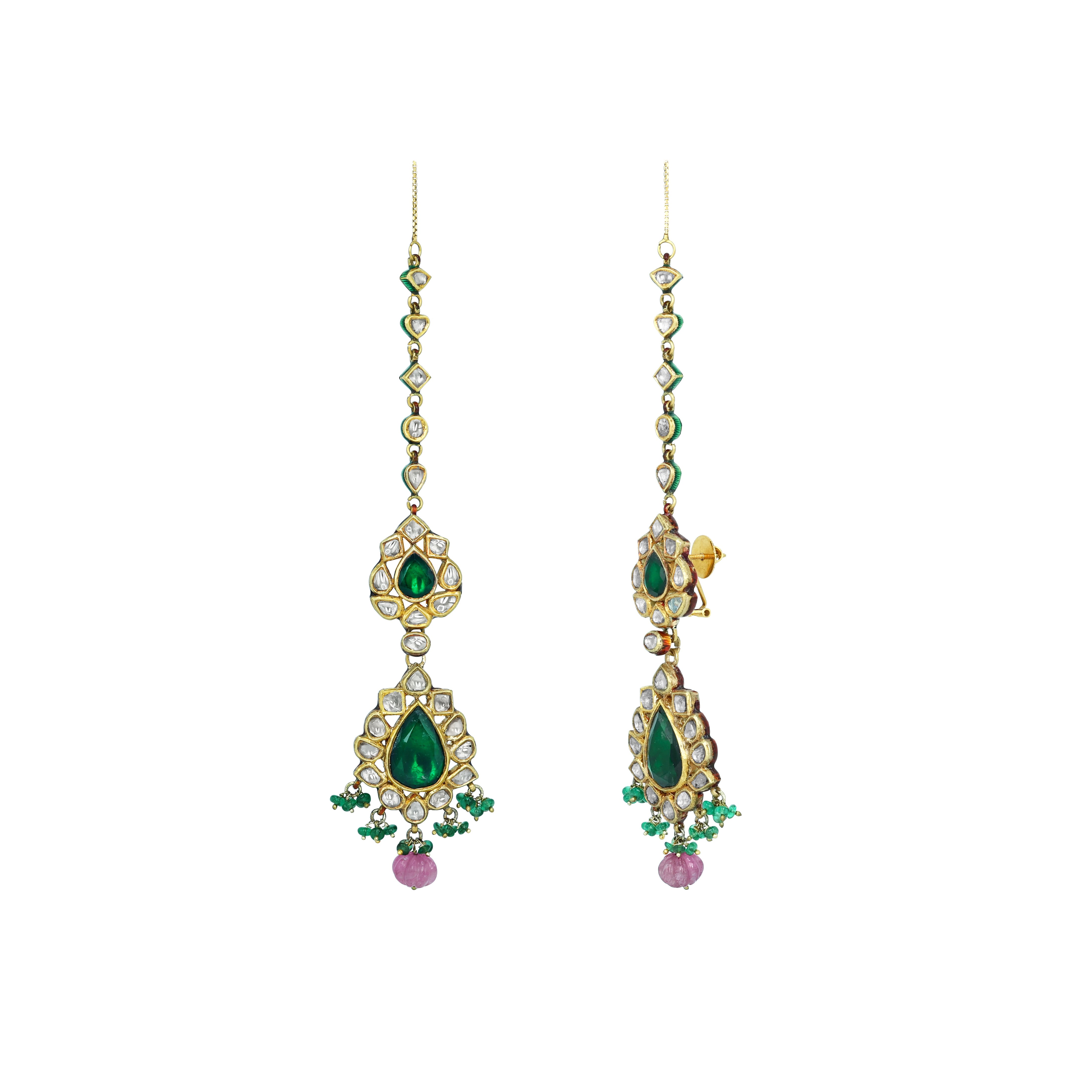 Earring with (NKCS0032-KMNE2877) Necklace
