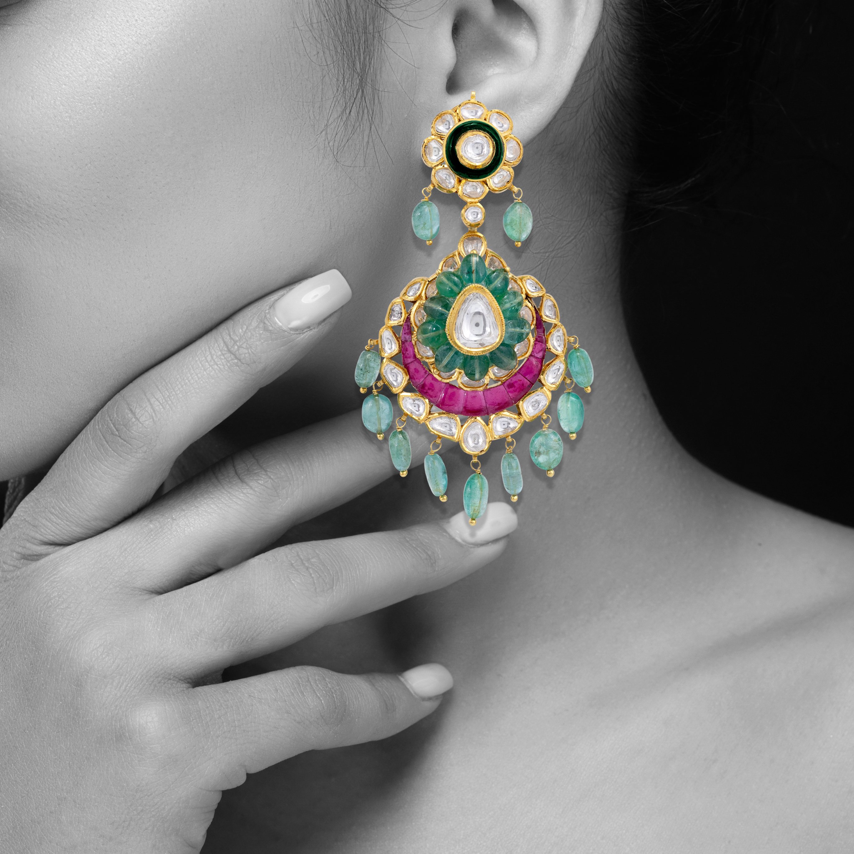 Earring with (SNO6914) Necklace