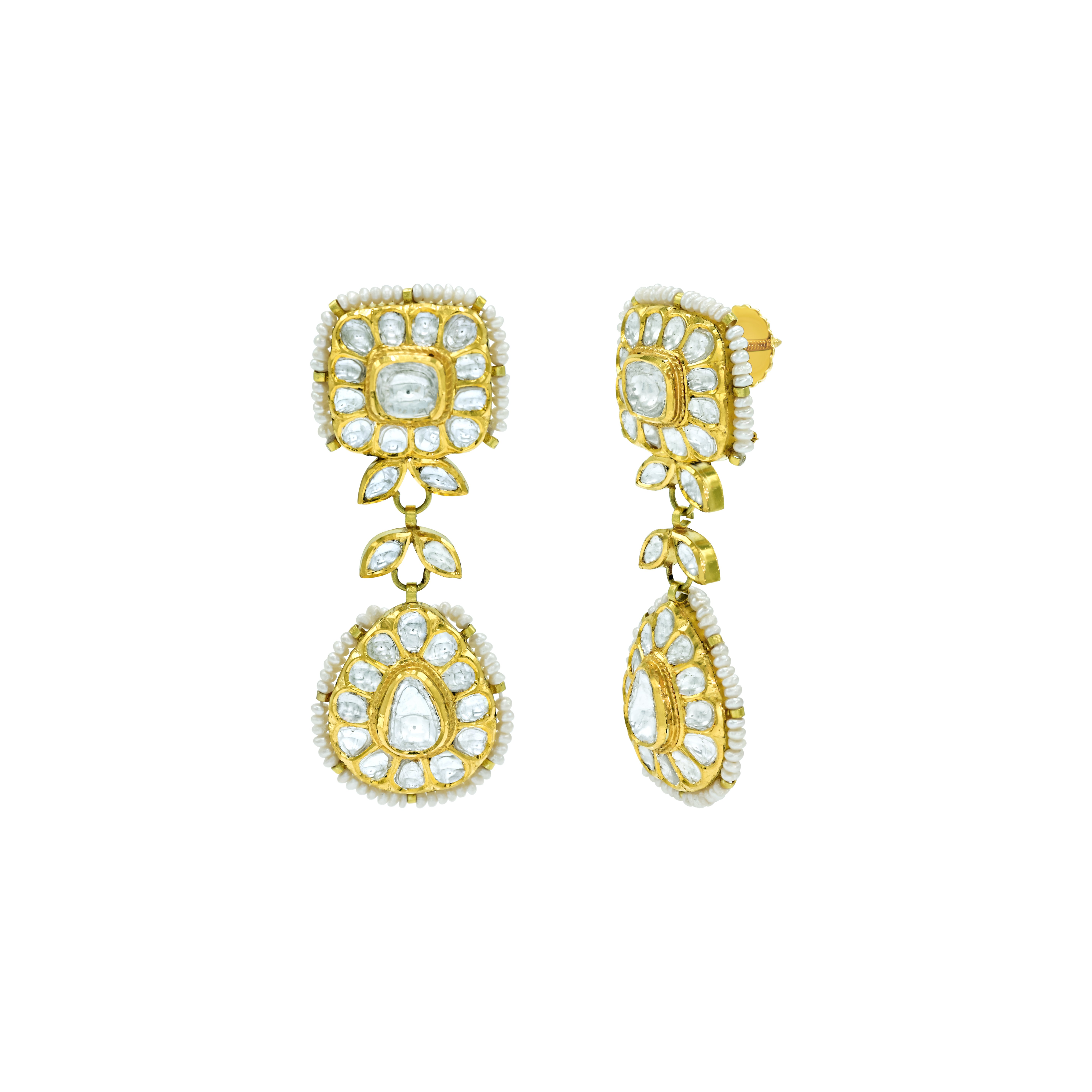Earring with (SNO6020-KMNE3245) Necklace