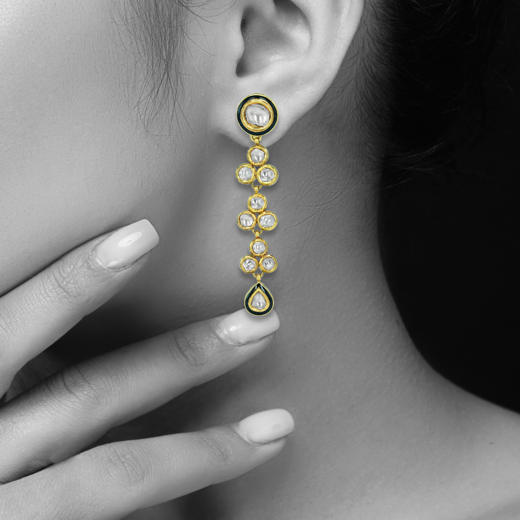Earring with (SNO5237-KMNE2998) Necklace