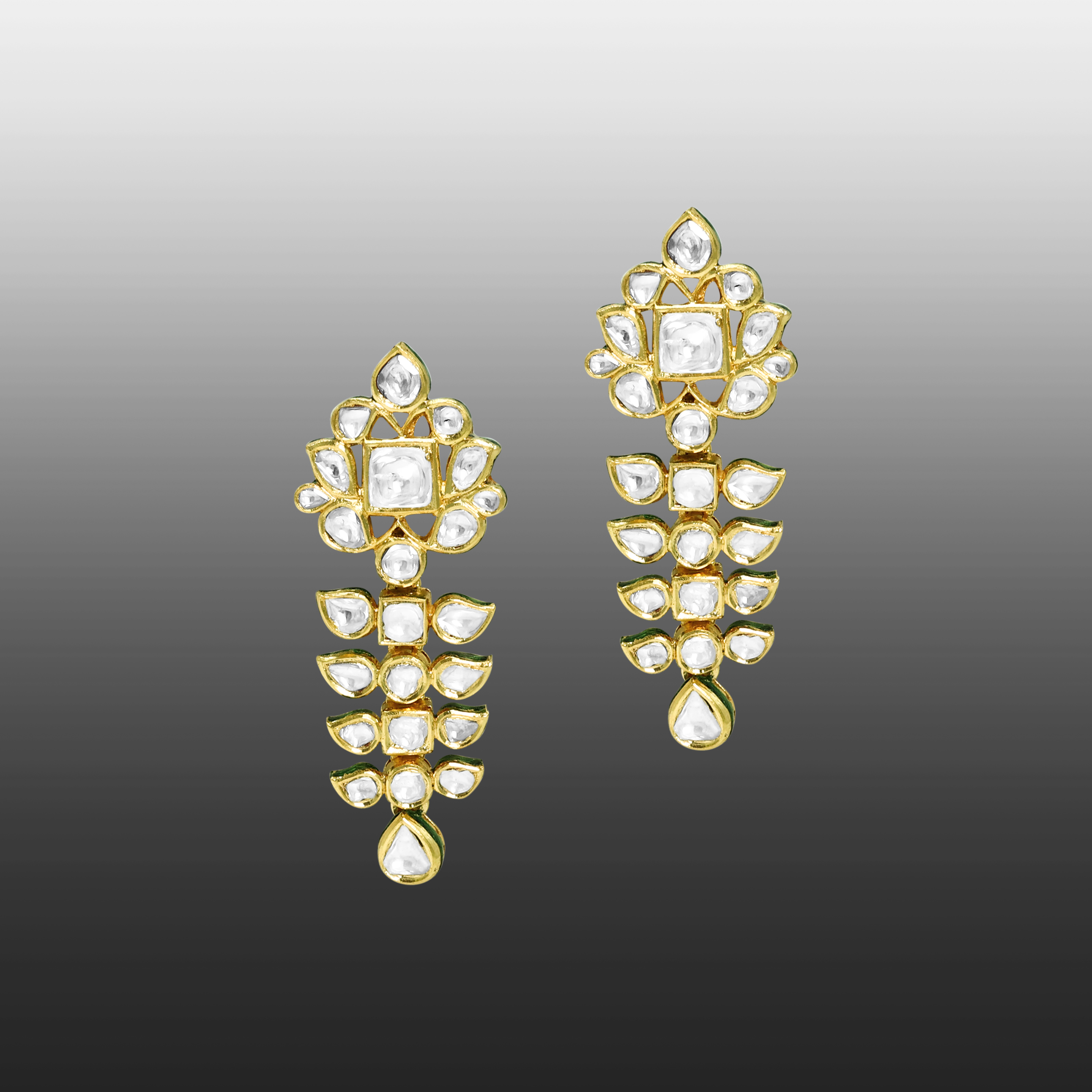 Earring with (SNO6141-KMNE3313) Necklace