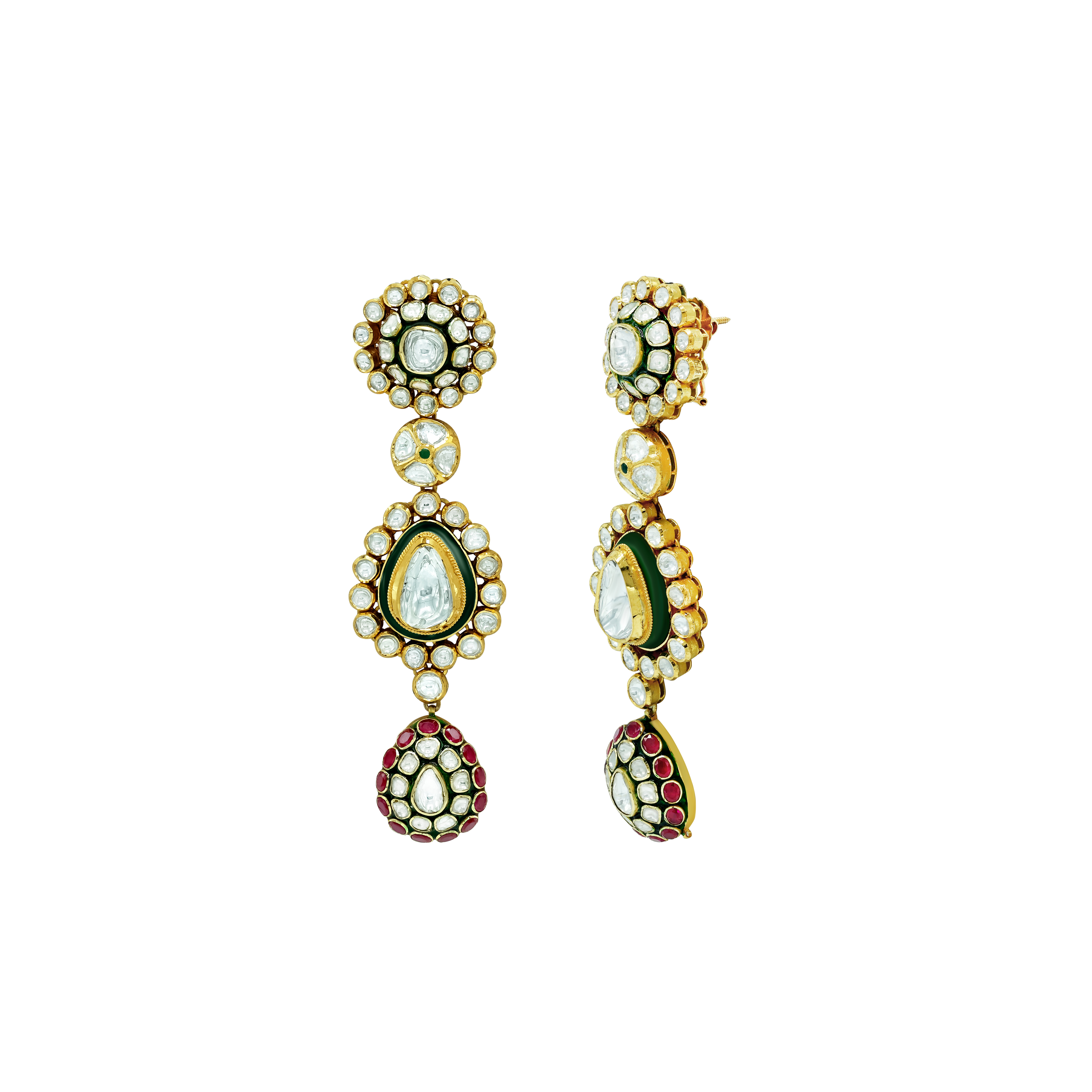 Earring with (SNO5752-KMNE3148) Necklace