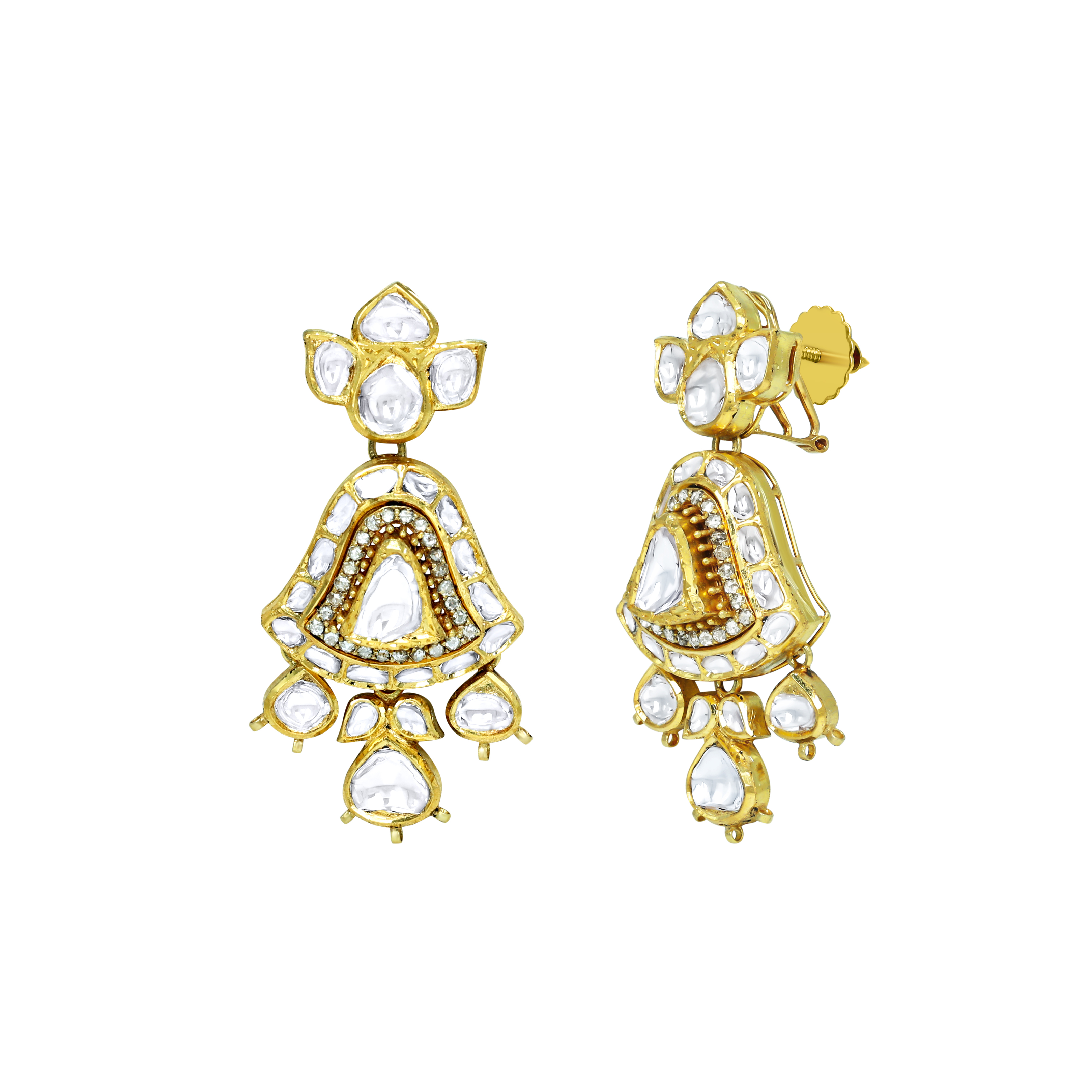 Earring with (SNO5760-KMNE3150) Necklace