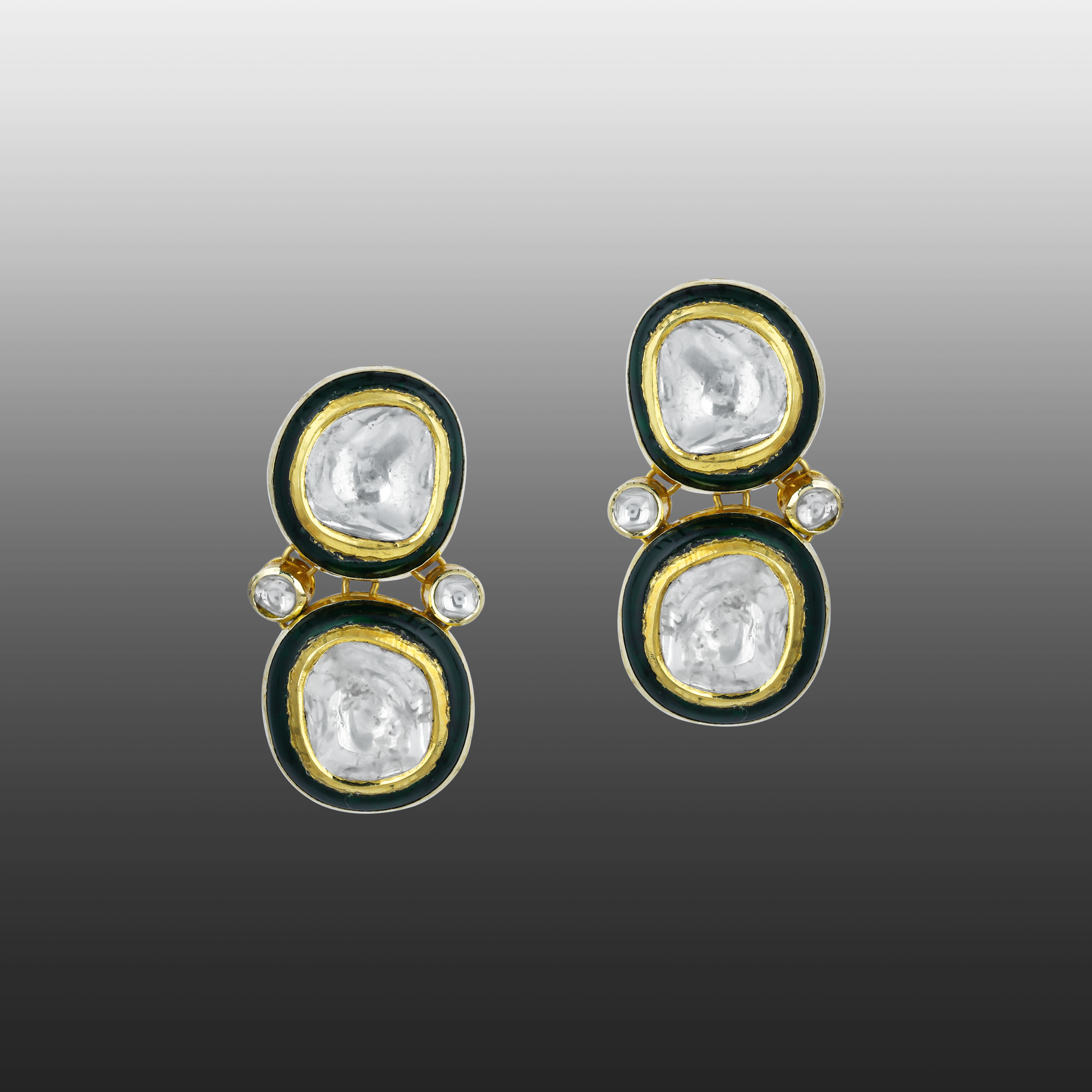 Earring with (SNO6611-KMNE3430) Necklace