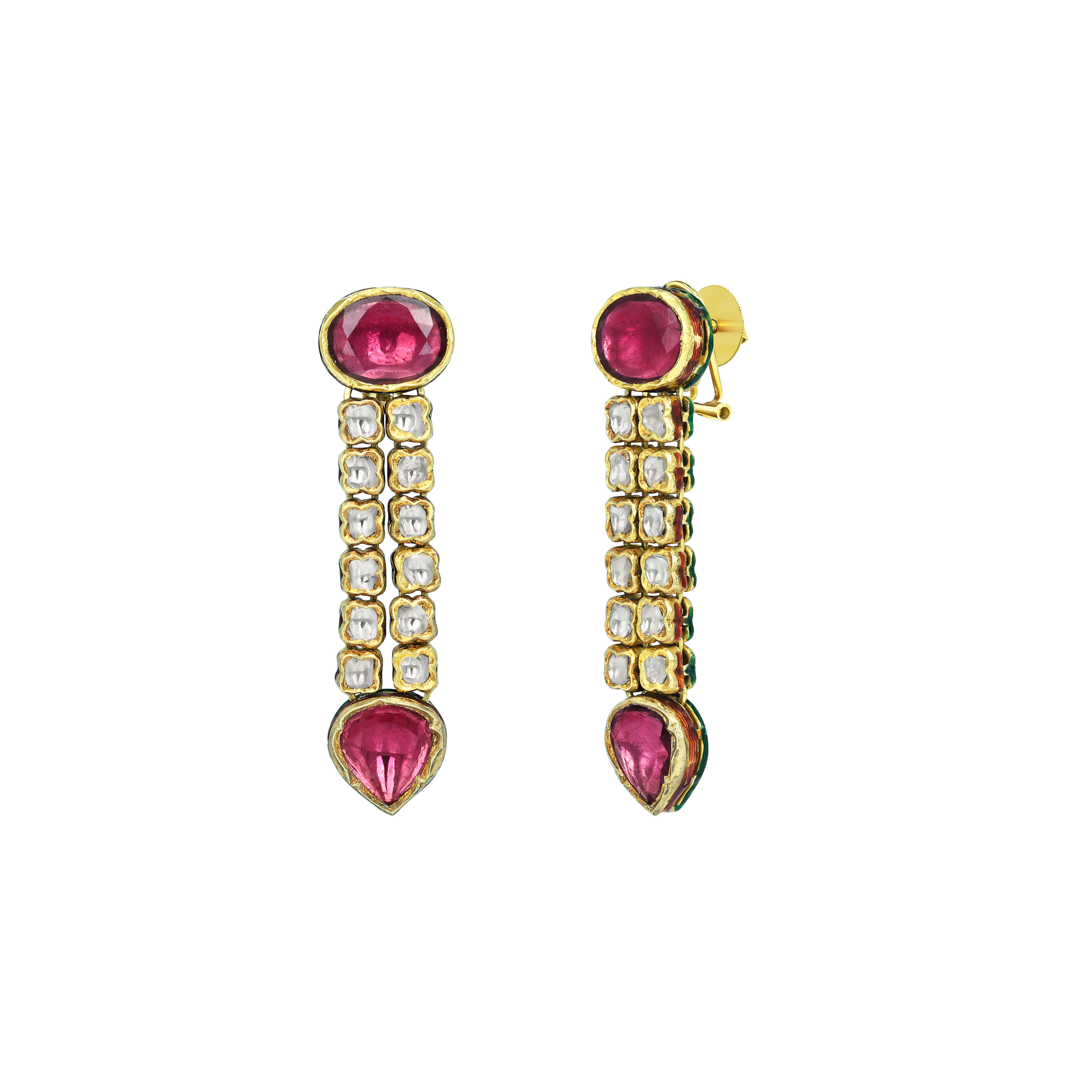 Earring with (SNO3121-KMNE2534) Necklace