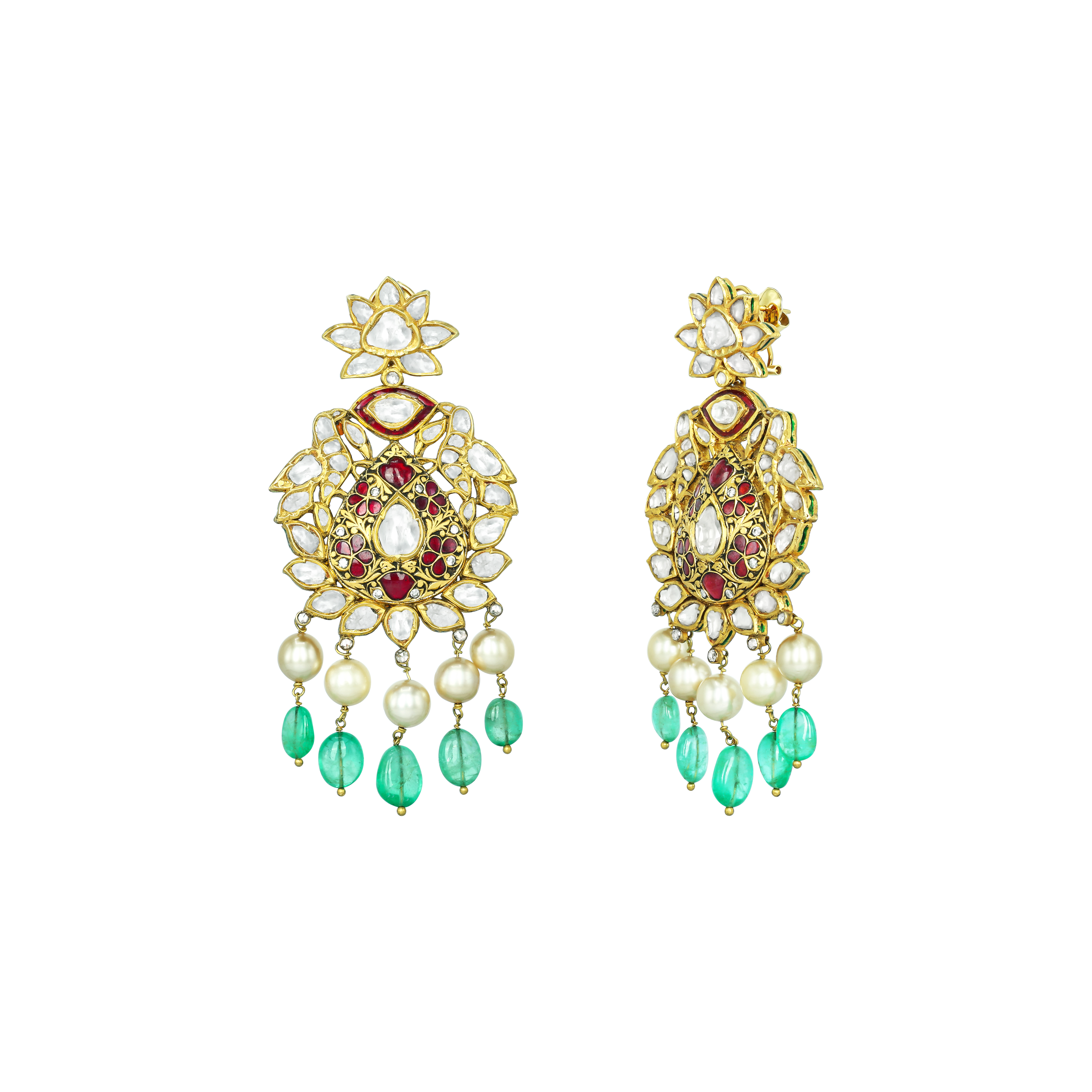 Earring with (NKCS0027-KMNE2637) Necklace