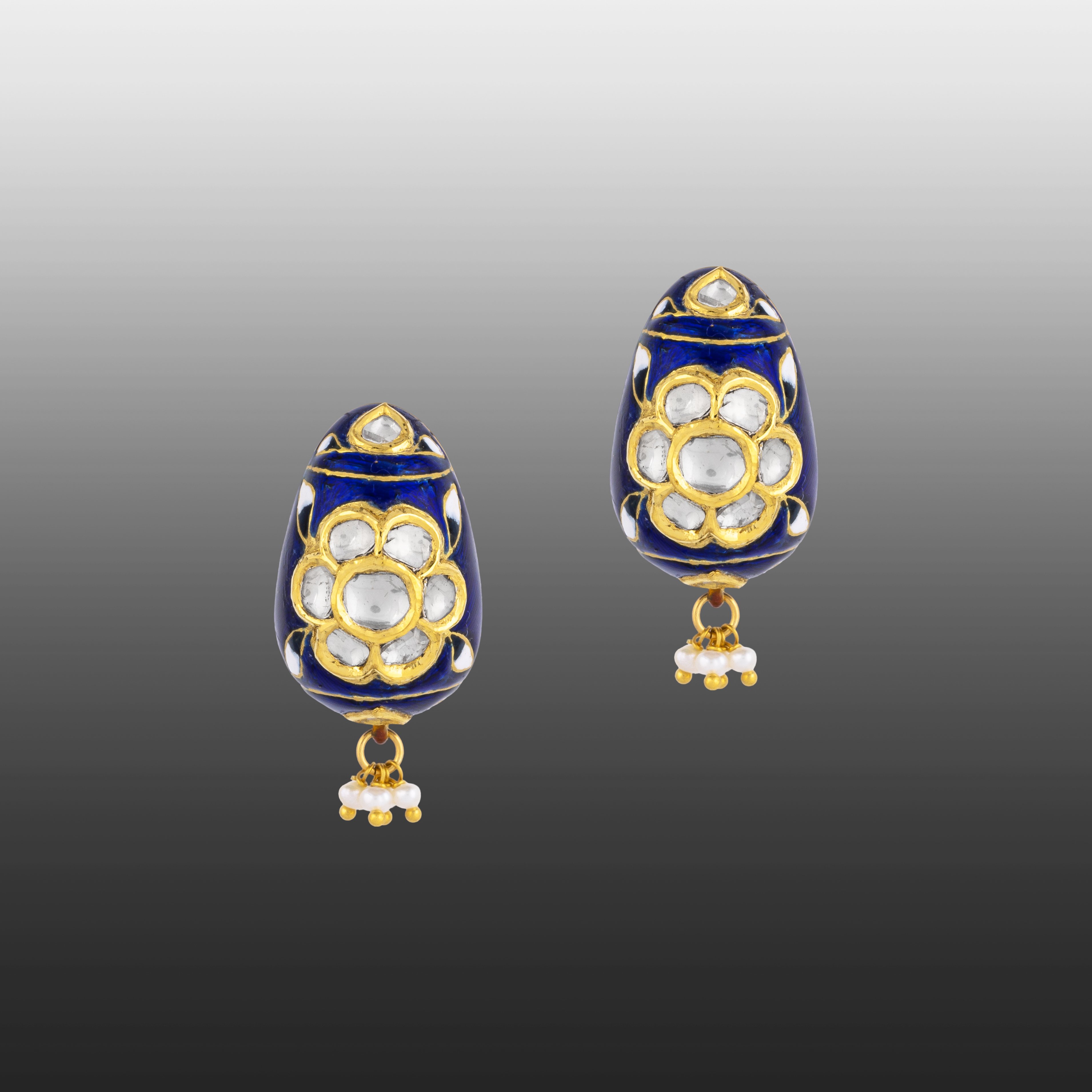 Earring with (SNO6725-KMNE3473) Necklace