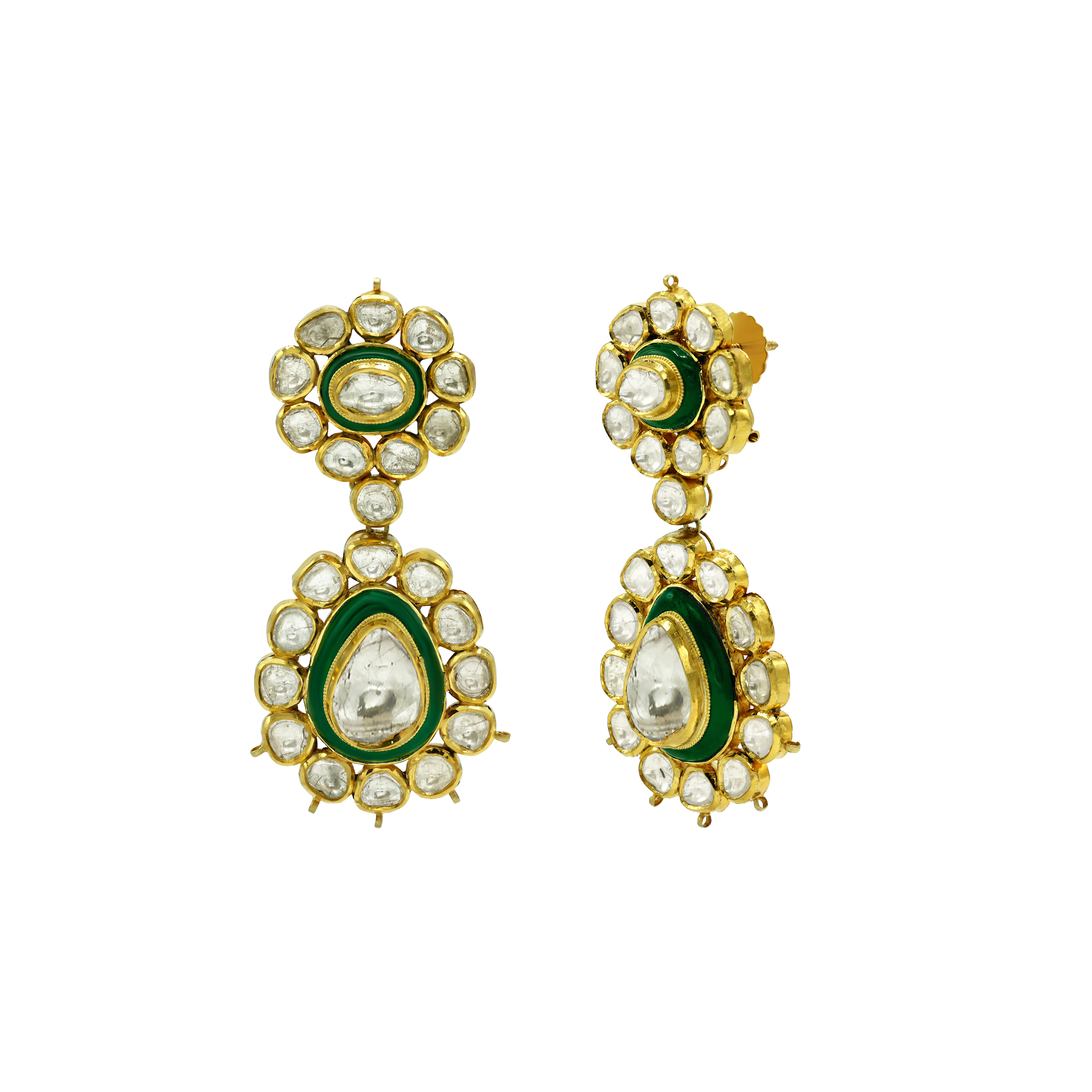 Earring with (SNO6028-KMNE3240) Necklace