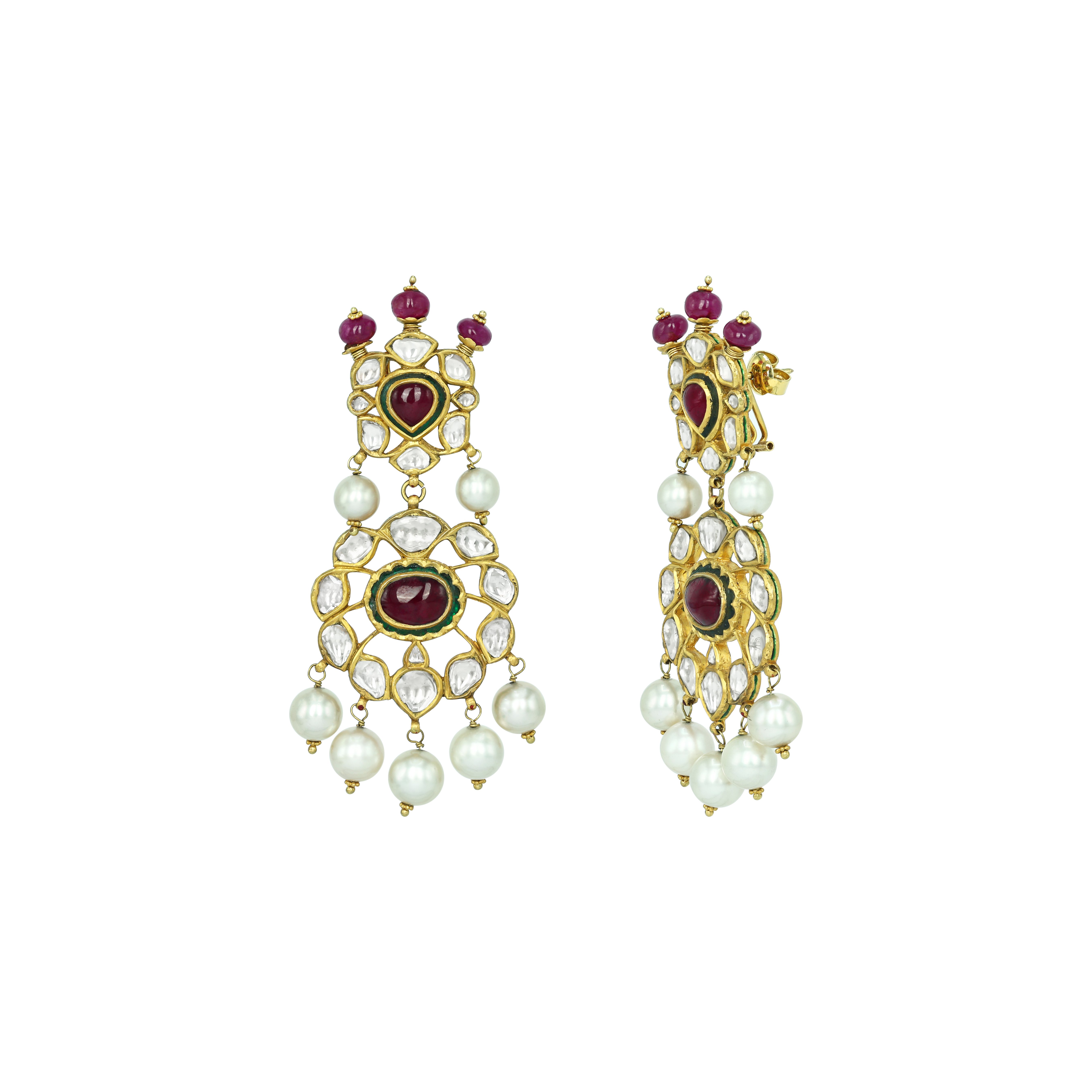 Earring with (NKCS0033-KMNE2889) Necklace