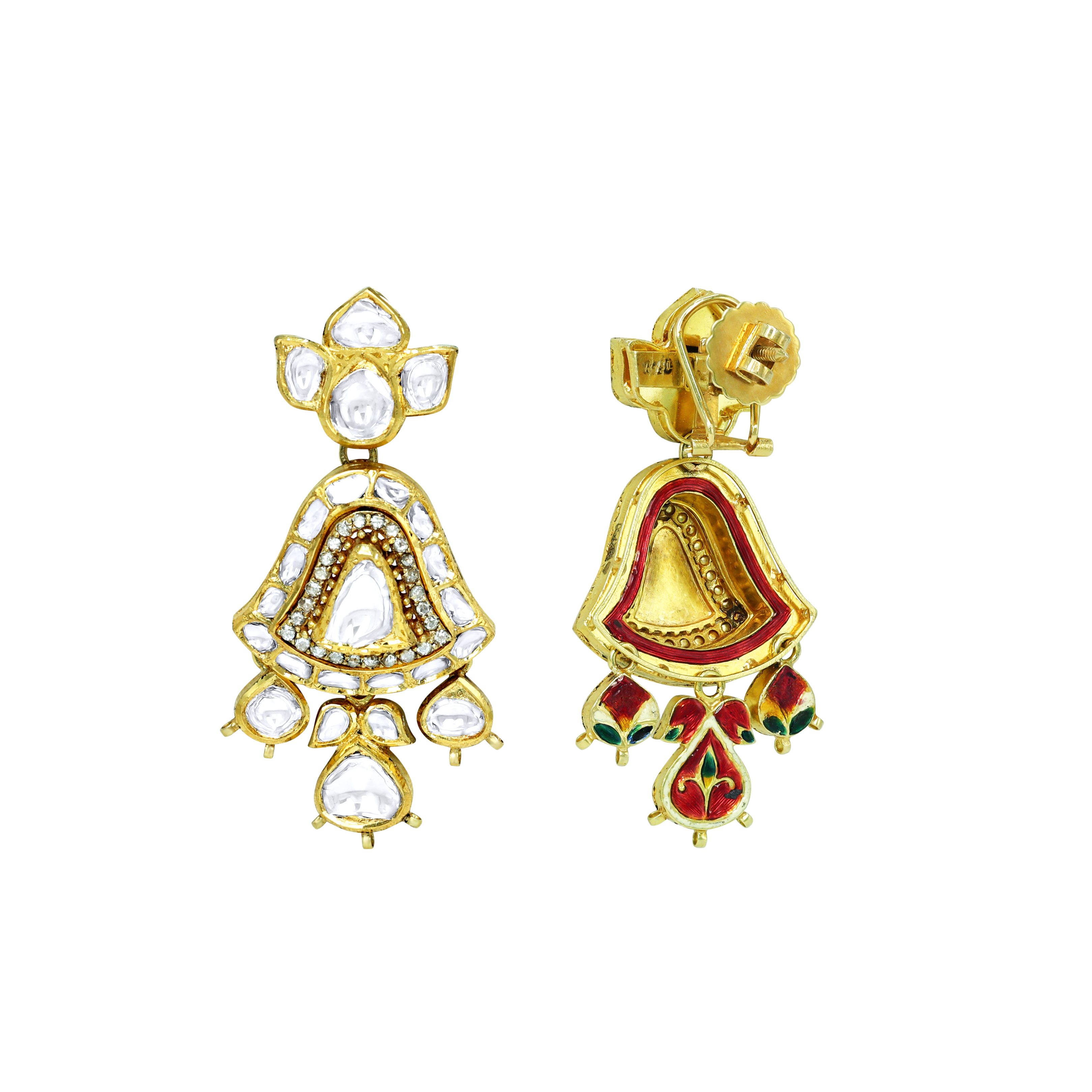 Earring with (SNO5760-KMNE3150) Necklace